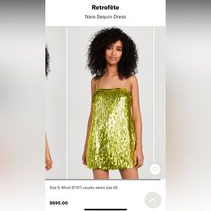 Retrofete Nara Sequin Dress